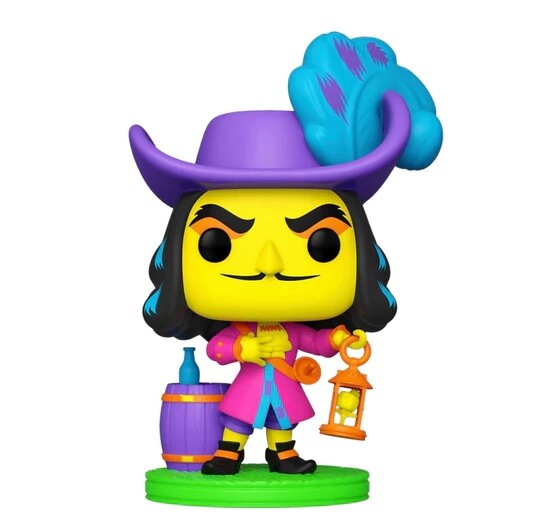 7024787 Merchandising Disney: Funko Pop! - Villains - Hook Blacklight (Vinyl Fig