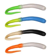 Area Trout Fishing Lures Silicone Worms FL Original FlipWorm 3.1 inch Bicolors