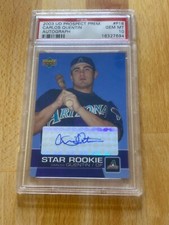 2003 UD Prosepect Prem Carlos Quentin Auto #P16 PSA 10 