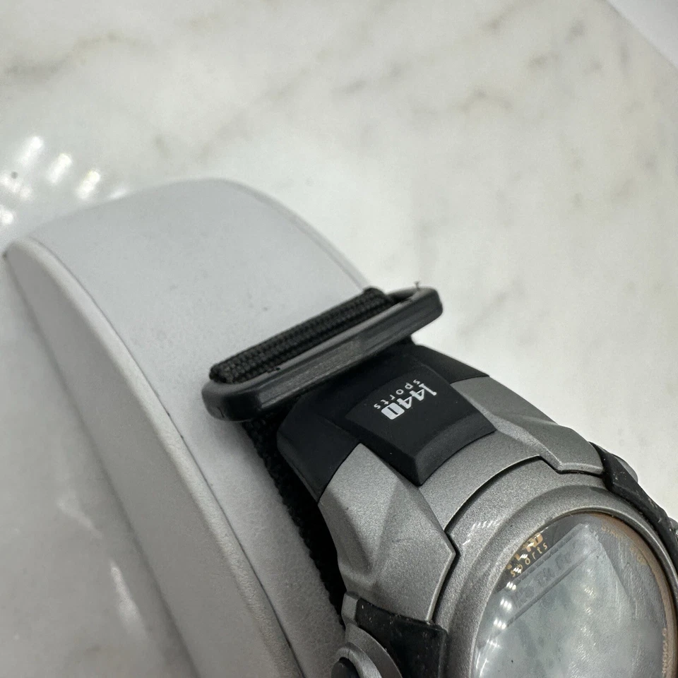 Timex Men's T5K455 1440 Two-Tone Resin Watch Fast-Wrap Nylon Band, Working - Image 4 of 4