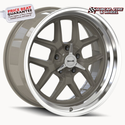 RIDLER 610 GREY/POLISHED LIP - 20X8.5 - 5X120.65 BP, 0 Offset (1 Wheel ...