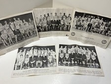 Boston Celtics Vintage Team Picture Photo Lot w/ 1957 World Champs Bill Russell