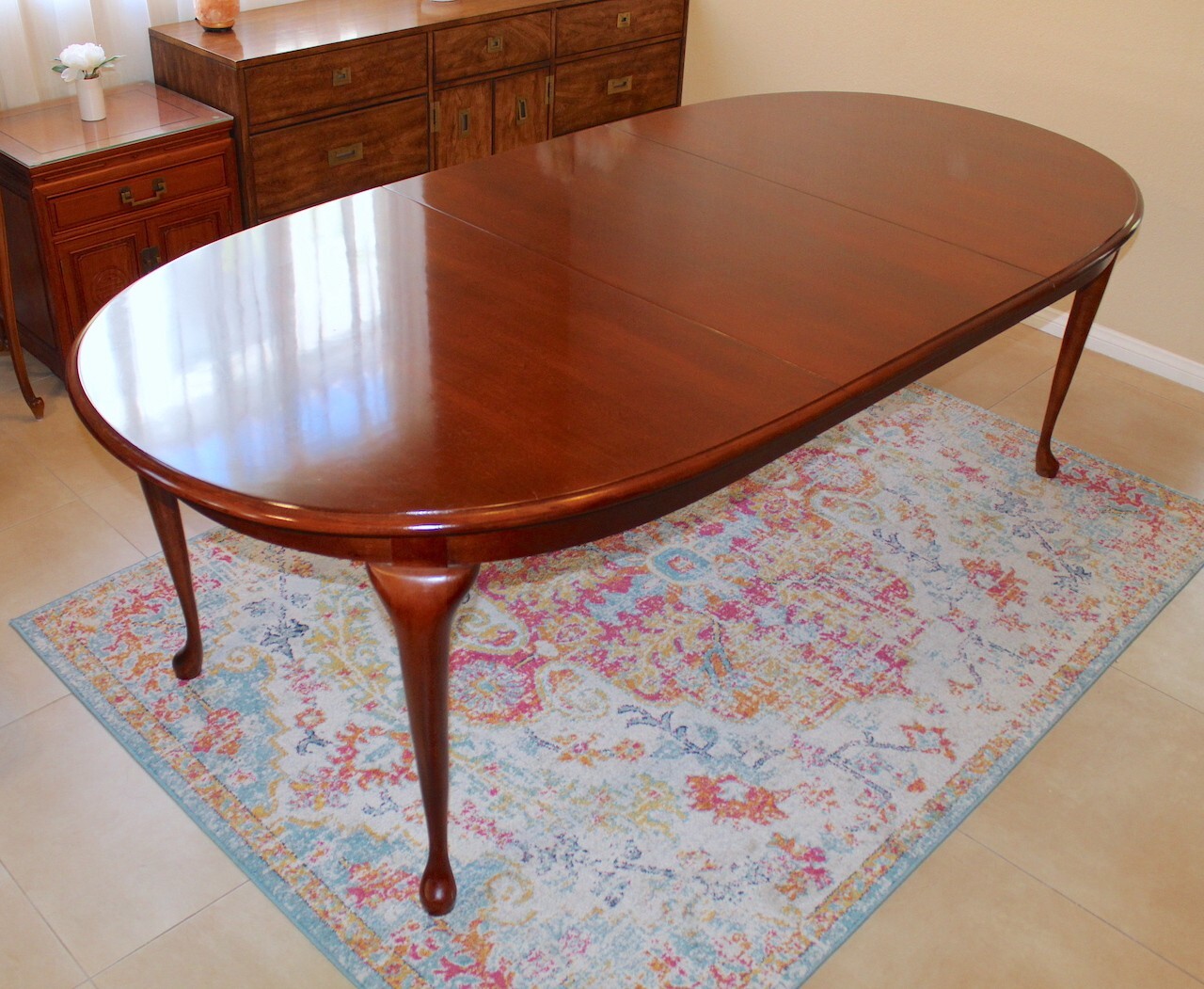American Drew Solid Cherry Grove Oval Dining Room Table &1 Leaf eBay