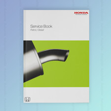 Honda Odyssey Service History Book Blank For All Models