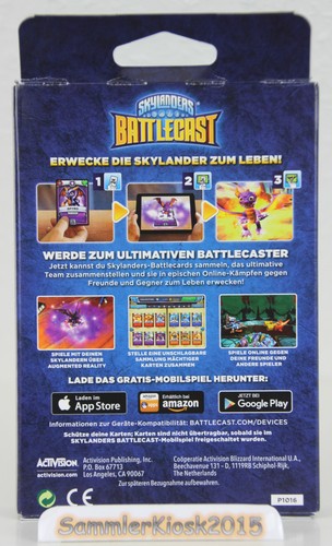 Skylanders Battlecast Battle Pack 1 - 22 Karten mit 3 Charakteren Deutsch Neu - Bild 2 von 2