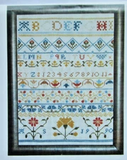 Alyce Schroth Band Sampler Counted Cross Stitch Kit Linen & Silk