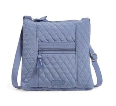 Vera Bradley RUSTIC BLUE Crossbody Hipster Microfiber NWT R$99