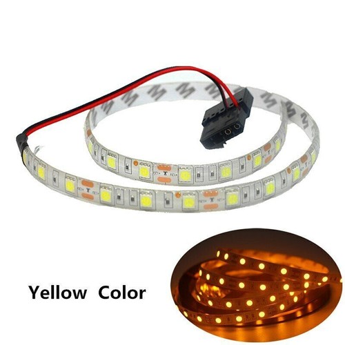 1/2m led RGB Strip light pc case 12V Background PC Computer Molex Connector 4Pin - Picture 12 of 16