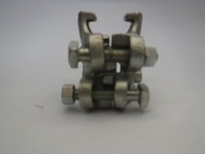 Dixon Valve 1" Plated Iron Boss Clamp 4 Bolt 2 Finger