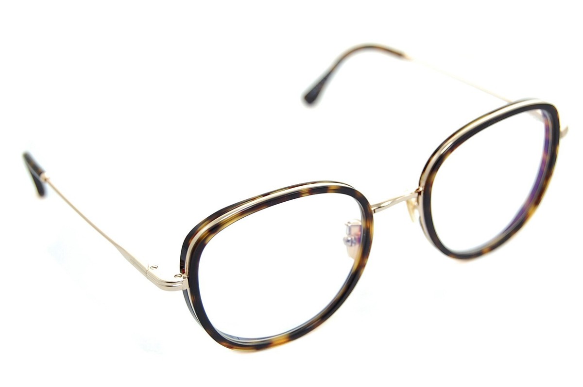 【関税込み】TOM FORD ブラウン Signature レギンス TOM FORD FT5746 052 52mm Men Women Large Oval Round