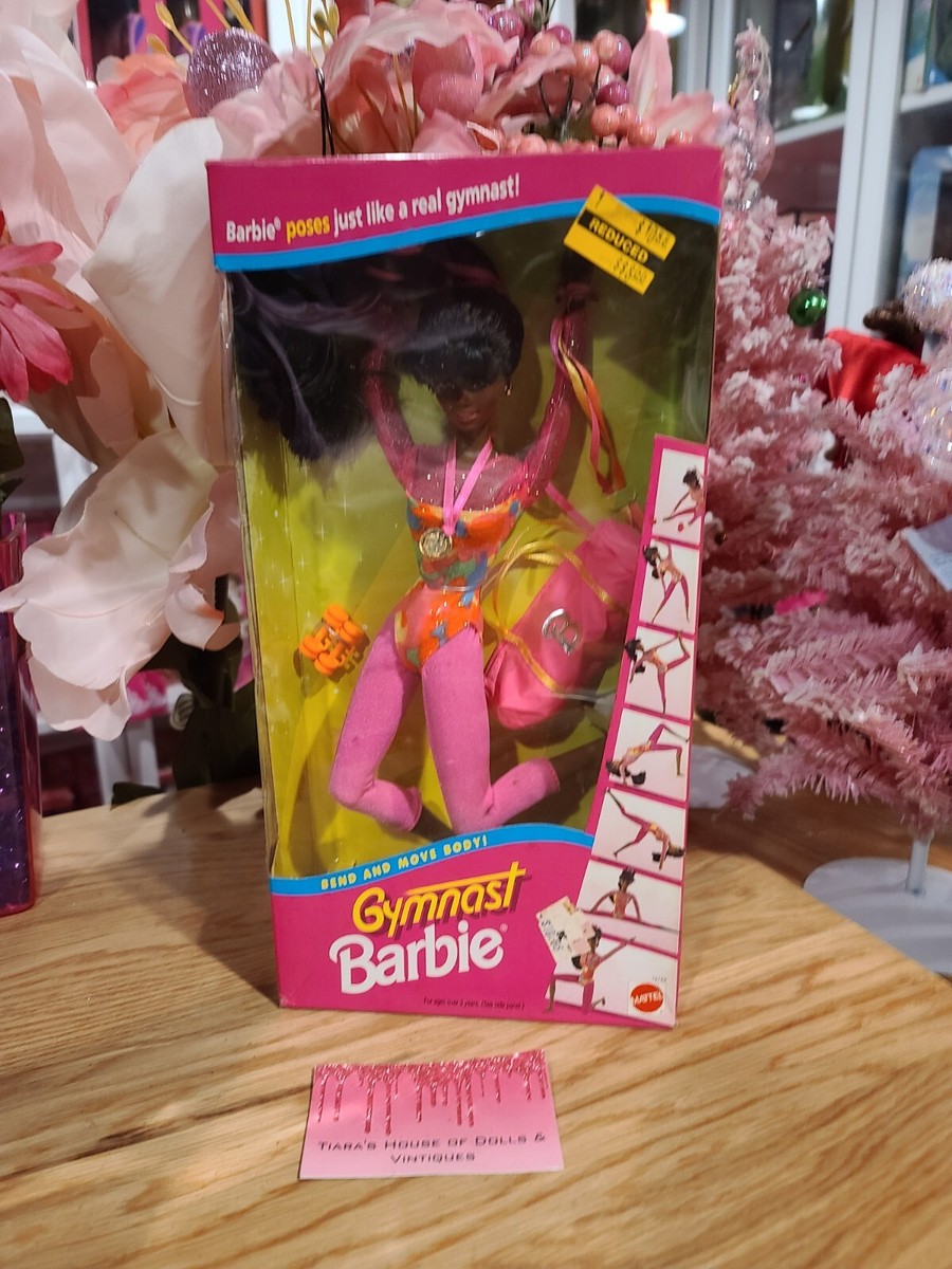 Barbie 1994 Gymnast Black Gymnast Barbie The Career Collection