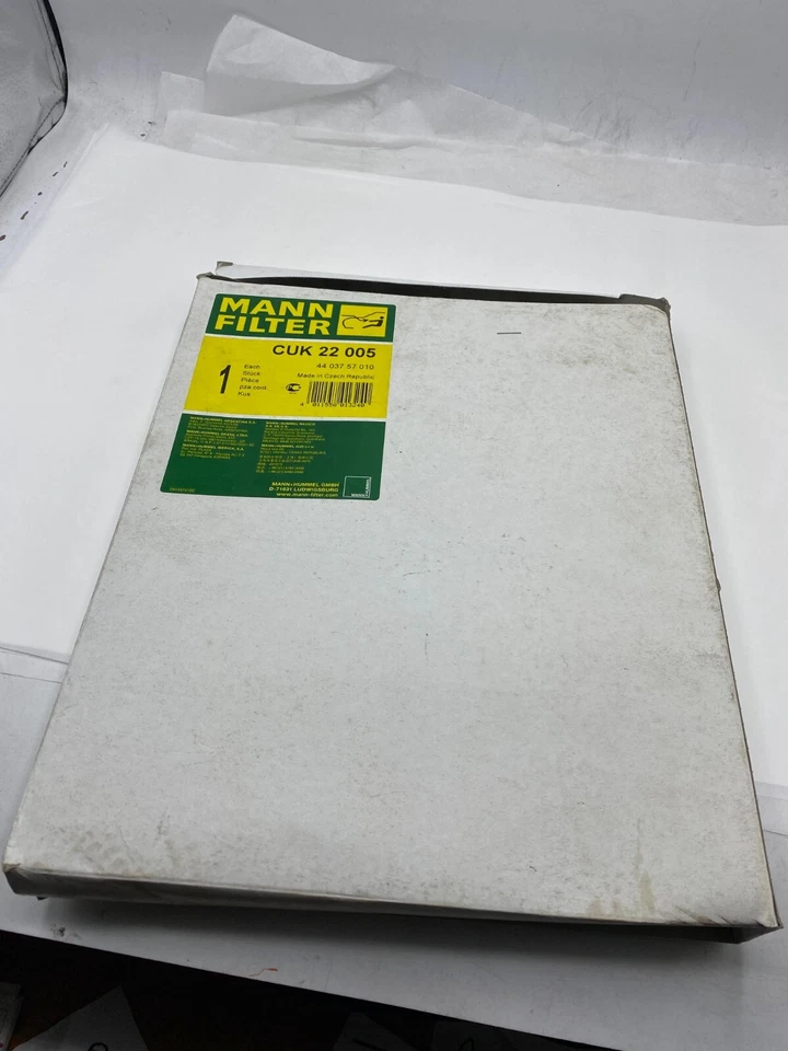 MANN FILTER CUK 22 005 CABIN AIR FILTER CUK22005 AIR FLOW Porsche Panamera - Image 3 of 4