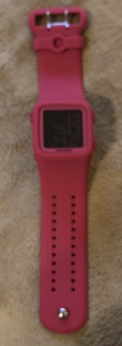 Converse VR002 Watch Chro Alarm Date Light Rubber Pink