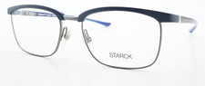 STARCK EYES MIKLI Eyeglasses Gravity Evo SH3039 0004 53-18 140 Blue Satin Silver New