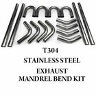 STAINLESS STEEL MANDREL BEND EXHAUST DIY PIPE KIT 45 90 180 DEGREE ELBOW