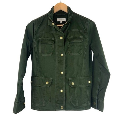 Petite Talbots Twill Field Jacket 