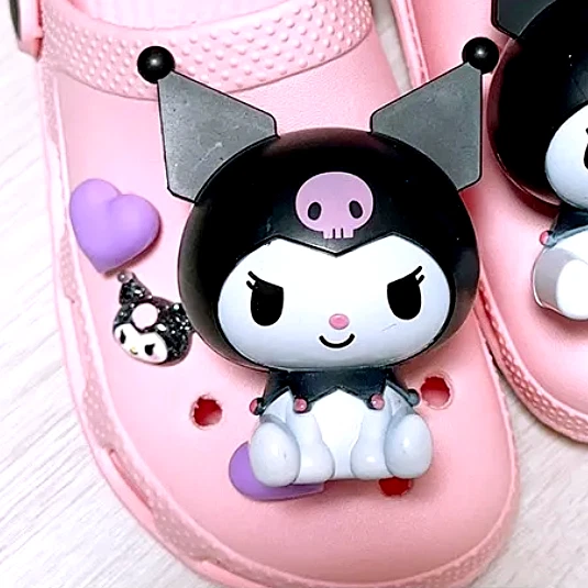 Sanrio Crocs Kuromi Jibbitz / Crocs Accessories