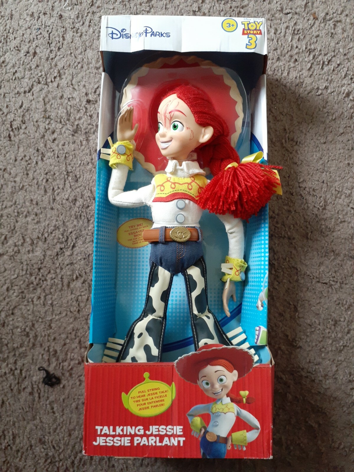 disney toy story talking jessie pull string doll