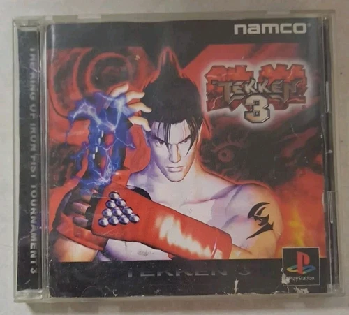 Tekken 3 (Sony PlayStation 1, 1998) Japan Import SLPS 01300 Water Damage Manual 