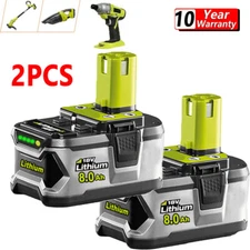 18 Volt P102 P108 Lithium-Ion Battery replacement For Ryobi 18V P108 P107