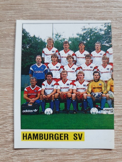 Panini football 89 75 Hamburg SV HSV team Bundesliga 1989 sticker- Panini football 89 75 Hamburg SV HSV team Bundesliga 1989 sticker-