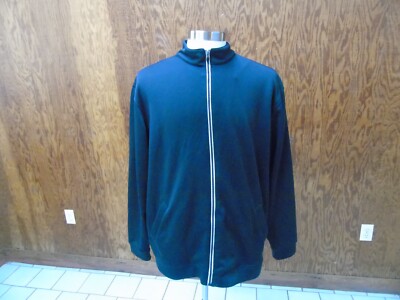 Pebble Beach Men s Active Jacket Zipper Front Black Size XXL