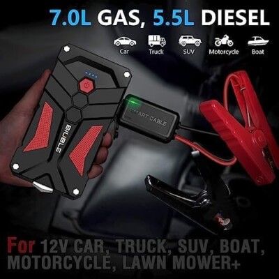 BIUBLE Jump Starter Car Jump Starter Auto Battery Booster Pack 3000A Peak 12V...