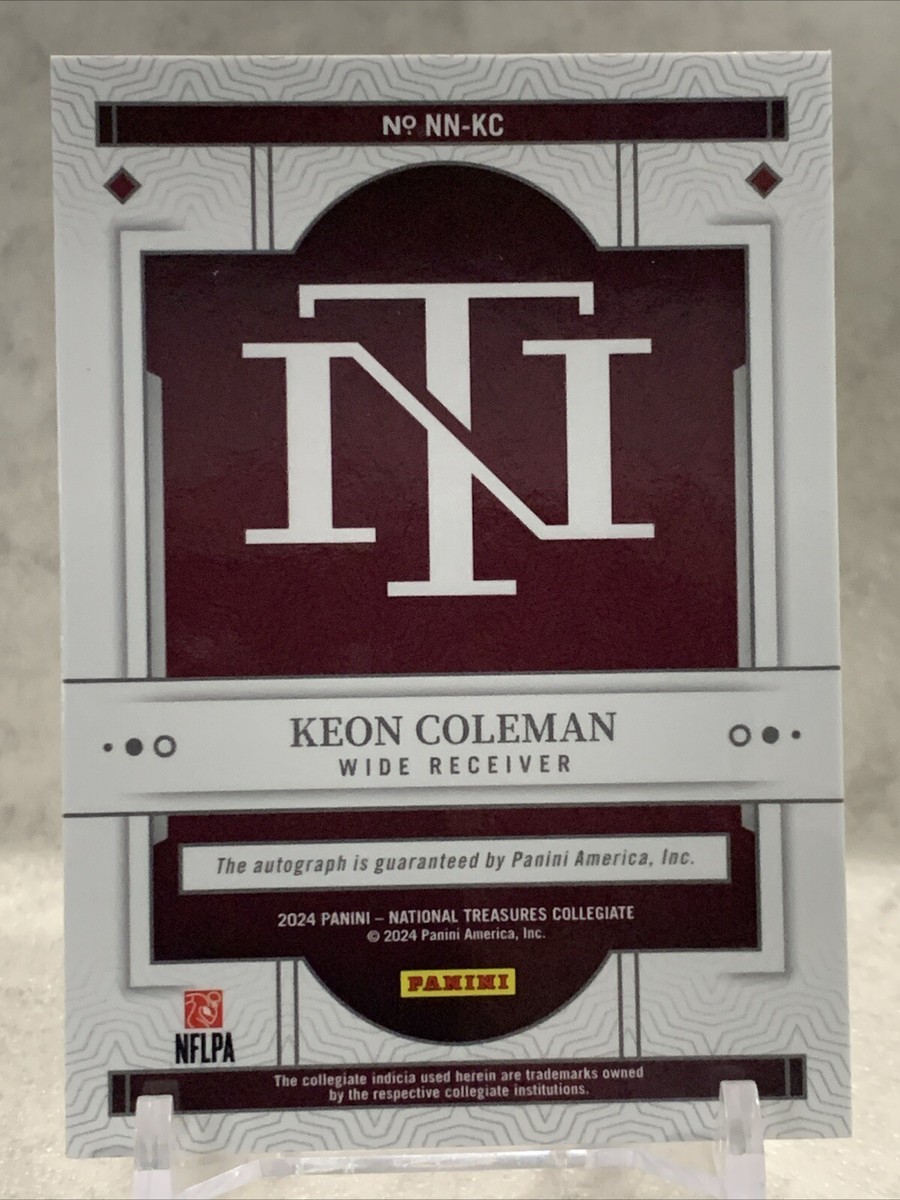 2024 National Treasure Collegiate Notable Nicknames AUTO - Keon