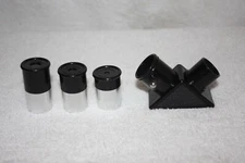 Telescope .965" Three Eyepiece Kit - 6mm 12.5mm 20mm & 90 Degree Star Diagonal