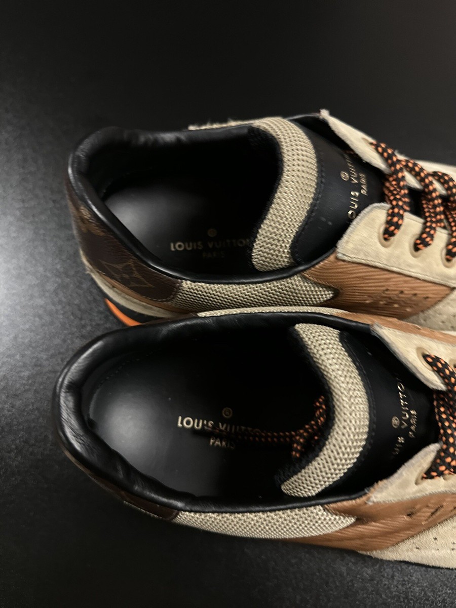 Louis Vuitton Harlem Sneaker in Black Brown Orange Men's Louis Vuitton Harlem Sneaker in Black Brown Orange Men's
