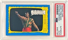 1987 Topps The Honky Tonk Man WWF WWE Signed Auto Card #73 PSA/DNA