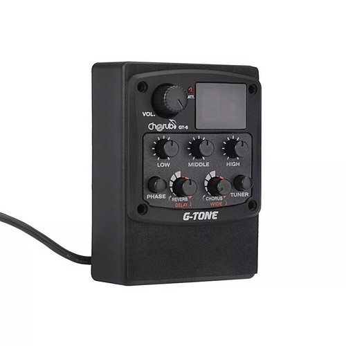 Cherub Gitarren-Pickups 3-Bänder Neu Vorverstärker Equalizer Hall Verzögerung Chorus breit - Bild 3 von 16
