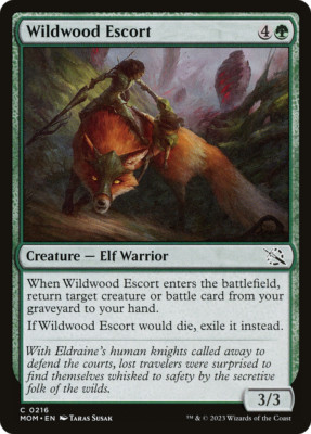 x1 Wildwood Escort MOM MTG 0216 COMMON M/NM 1x