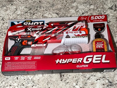 Zuru X Shot Hyper Gel Clutch Blaster New 5,000 Pellets