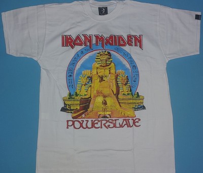 Iron Maiden - Powerslave T-shirt White 
