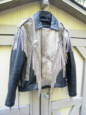 plus size leather fringe jacket