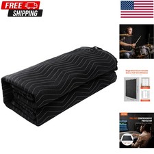 96x80 Sound Dampening Blanket - Versatile Blackout  Acoustic Solution