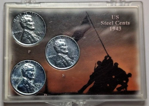 1943 PDS Steel Lincoln Pennies