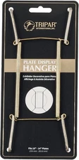 Tripar Wall Plate Hanger, Brass Wire (10-14 Inch) - Durable, Flexible 