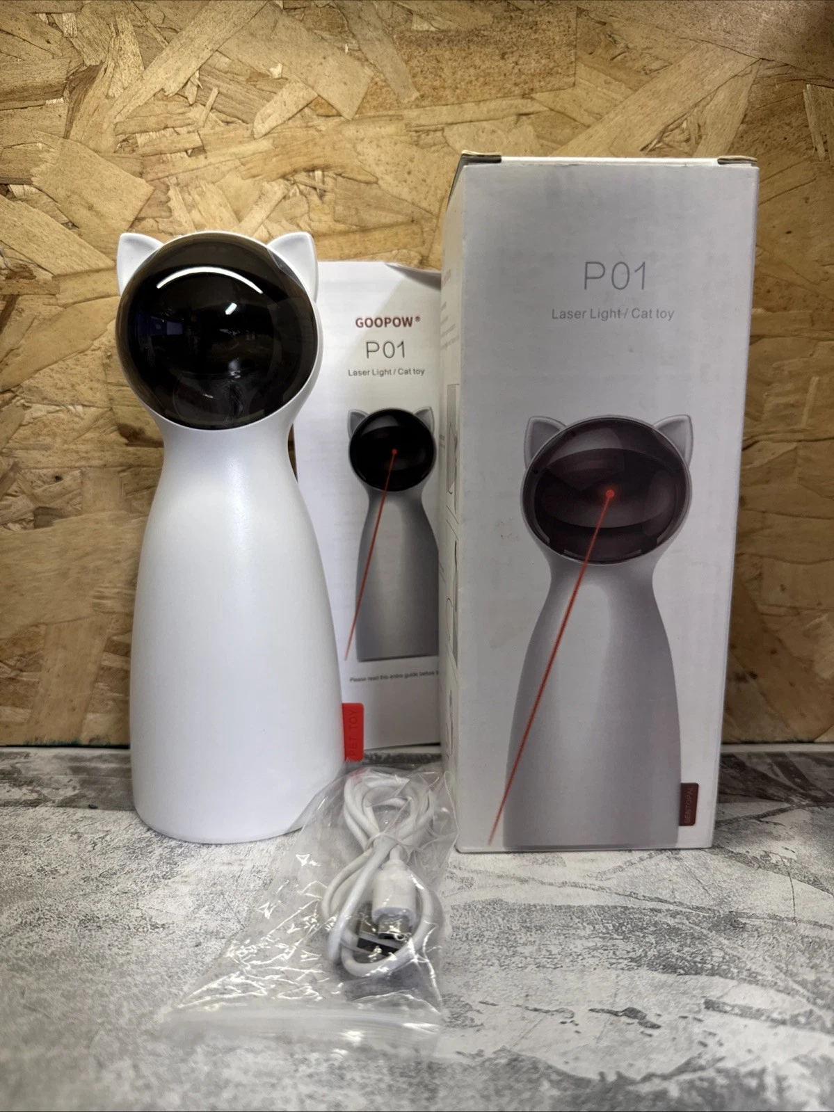 P01 Smart Pet Toy Cat Dog Laser