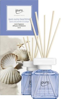 ipuro ESSENTIALS Raumduft Sunny Beachtime 50 ml Lufterfrischer Duftstäbchen Duft