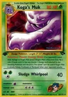 Slightly Played, English - 1 x Pokemon Koga's Muk - 26/132 - Rare - 1st Edition