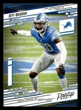 Jeff Okudah 2021 Prestige #56 Detroit Lions FOOTBALL BUY2GET1FREE