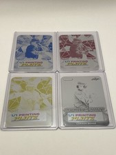 2024 Leaf Vivid Baseball Carson Benge Bright & Shiny Printing Plate 1/1 Set CMYK