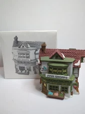 Department 56 Heritage Village The Mermaid Fish Shoppe Dickens Series