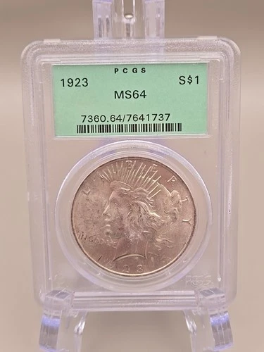 1923 Peace Silver Dollar $1 - PCGS MS64