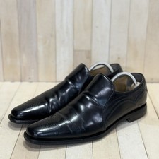 Oliver Sweeney Orfano Black Brogue Leather Loafer Men Shoes Size 10Made in Italy