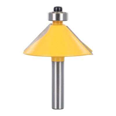 1 PCS 8mm Shank 45 Degree Chamfer Bevel Edging Router Bit Cutting End Mill