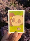 ACEO Original Painting Artist Trading Card, Life Cycle 2.5”x3.5” — photo 2