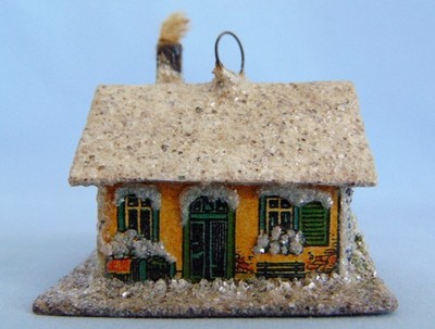 Antiker deutscher Christbaum / Vitrinenschmuck Haus 20er-30er Jahre